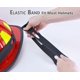 thumbnail image 3 of Pack de 2 correas de caucho cloceano para casco de bombero, color negro, 3 of 8