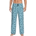 thumbnail image 1 of Balery Cute Shark Pantalones de pijama para hombre, pijama ultraligero, pantalón de descanso-Large, 1 of 6