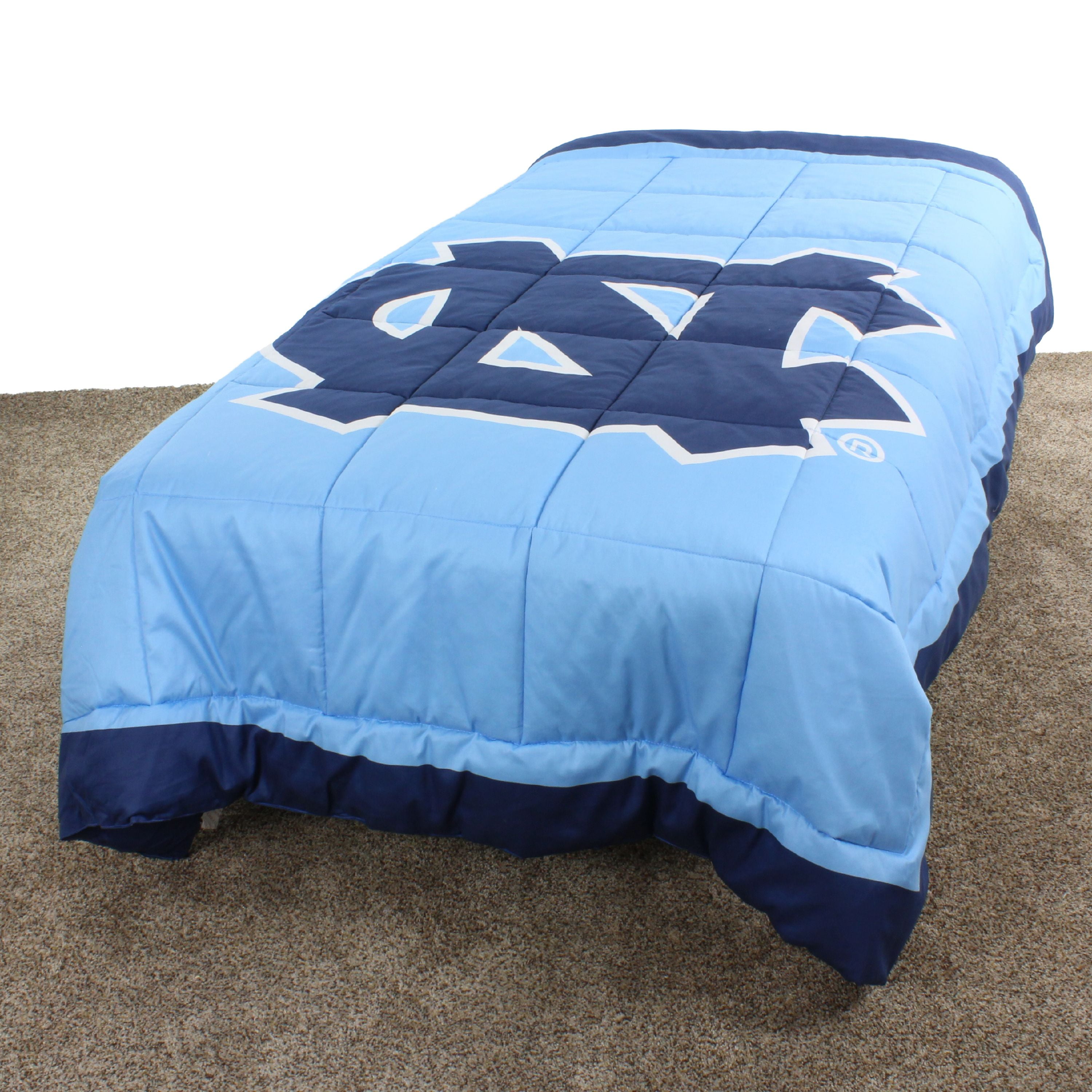 North Carolina Tar Heels 2 Sided Reversible Comforter, 100 Cotton