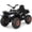 Black, variant on Costway 12V Kids Electric 4-Wheeler ATV Quad 2 Speeds Ride On Car w/MP3&LED Lights Red