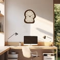 thumbnail image 2 of Vintage Farmhouse Wall Clocks Battery Operated 16 Inch Irregular Wood Wall Clock Brown Decorative Wall Clock Silent Non-Ticking for Bathroom Bedroom Living Room, 2 of 6