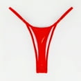 thumbnail image 3 of HCNTES Women's Tulle Embellished Bikini Bottoms with a Cheeky Back and High Cut for a Dreamy and Feminine Touch,L Red, 3 of 3
