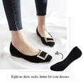 thumbnail image 5 of Ultra Low Cut Liner Socks Women No Show Non Slip Hidden Invisible for Flats Boat Summer, 5 of 7