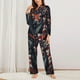 thumbnail image 2 of Balery Modern USA Deer Head Conjunto de Pijama con Estampado para Mujer, Conjunto de Dos Piezas con Manga Larga, Ropa de Dormir Suave con Bolsillos, Pijamas Cómodos-XX-Large, 2 of 7