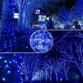 thumbnail image 3 of Cadena de luces MYGOTO de 10 m, 100 LED azules, impermeables, 8 modos, 30 V, 3 of 6