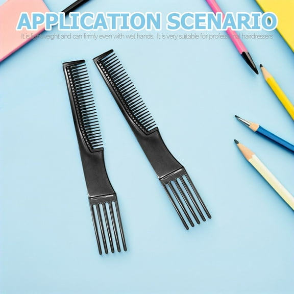 SEWOART Sewoart Professional Hair Comb Black PP for Styling and Lifting