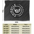 thumbnail image 3 of Black Chipotle Mexican Grill Ultra-Soft Micro Fleece Blanket Soft Comfortable Flannel Blanket Available for Bed Couch Living Room, 3 of 6