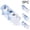 Black, variant on HAOTAGS 5PC Button-Up Shirts for Boys Size 8,Collar Necktie Short - sleeve School Uniform Set Black
