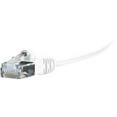 thumbnail image 1 of Comprehensive Cable MCAT6-1PROWHT 1 ft. Category 6 for Network Device 1 x RJ-45 Male Network Gold Plated Contact Comprehensive MicroFlex Pro AV & IT CAT6 Snagless Patch Cable, White, 1 of 1