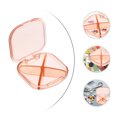thumbnail image 1 of WEUVEB 2Ud Caja Organizadora Plástica Rosa Para Almacenar Medicinas Diario Y Viaje Fácil Transporte, 1 of 6