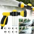 thumbnail image 2 of Hose Spray Nozzle, High Pressure Garden Hose Nozzle with Soap Dispenser, Car Wash Foam Gun for Watering Plants, Cleaning, 2 of 8