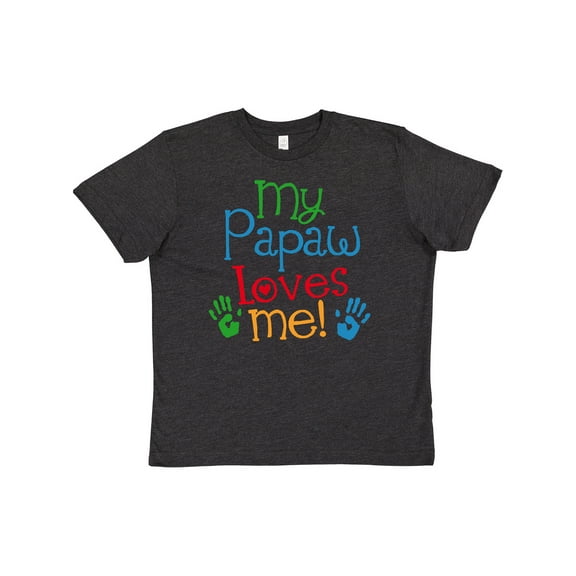 Inktastic My Papaw Loves Me Youth T-Shirt