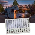thumbnail image 4 of Memo Plastic Board, Rv Checklist/My Chores/Elder Care Reusable Checklist, Office Note Board Plastic Memo for Office Workers and Rv Enthusiast, 4 of 8