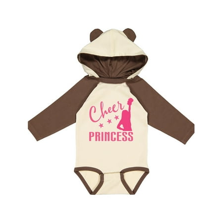 

Inktastic Cheer Princess Cheerleading Gift Gift Baby Girl Long Sleeve Bodysuit