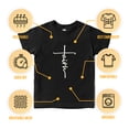 thumbnail image 5 of Faith Cross Embroidery Christian T-Shirt for Men Women, 5 of 6
