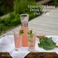 thumbnail image 2 of Rosendahl Grand Cru Highball Glass Set (Set of 4), 10.1 Fl. Oz. - Premium Crystal Highball Cocktail Glasses for Whiskey, Mixed Drinks, and Tall Beverages - Classic Clear Highball Tumbler Barware, 2 of 7