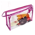 thumbnail image 6 of 5PC Transparent Cosmetic Bag Clear Zippered Makeup Pouch Travel Organizer Bathroom Storage 5PCS, 6 of 9
