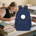 thumbnail image 2 of FUZHIQ Solid Color School Backpack for Ages 3rd 4th 5th 6th Grade Multi Side Pockets Breathable Padded Straps Simple Bookbag Elementary Back to School, 2 of 4