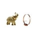 thumbnail image 5 of Majestuosa Escultura De Resina De Elefante, Soporte Para Botellas De Vino, Figura Artística De Animal, Organizador De Metal Para El Hogar, Estante, Dormitorio, Escritorio, Decoración, 5 of 8