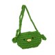 thumbnail image 3 of Bolso bandolera para mujer, bolso de ganchillo con dibujos animados para teléfono, ideal para viajes al aire libre. Verde, 3 of 9