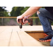 BLACK+DECKER BDCDE120C 20V Cordless Drill Driver, 1.5Ah, 20V, 300 RPM