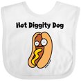 thumbnail image 3 of Inktastic Hotdog Hot Diggity Dawg Boys or Girls Baby Bib, 3 of 4