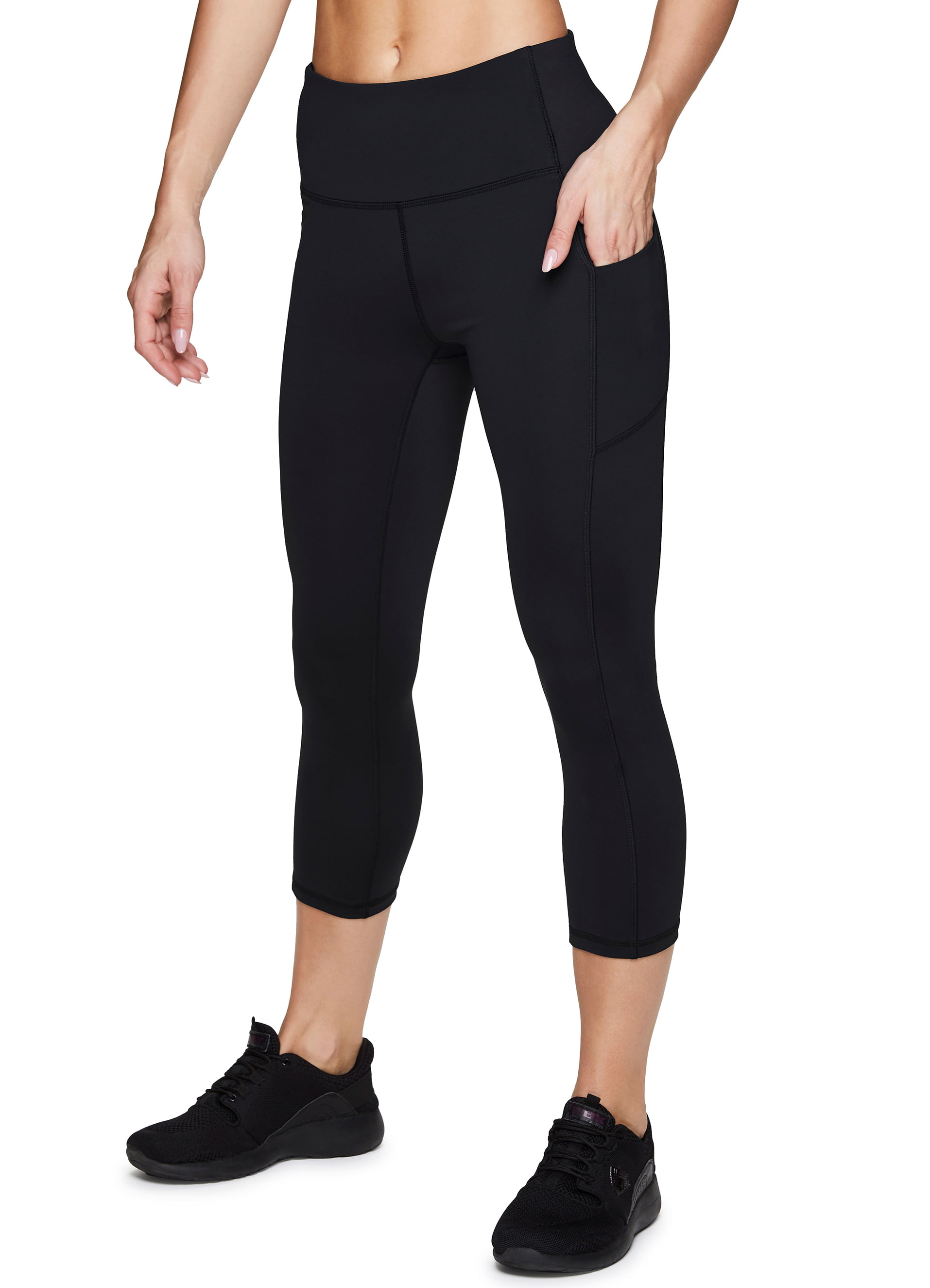 RBX Active Womens Squat Proof High Waist Capri/Ankle/Full Length Workout Running Yoga Leggings with Pockets