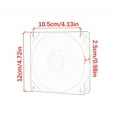 thumbnail image 5 of MOMOJIA Forward Airflow 12cm 4Pin Quiet PC Cooling Fan 45CFM Airflow ABS Construction Color LED Illumination, 5 of 10