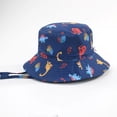 thumbnail image 2 of Sombrero de Sol para niño, accesorio de playa de verano, cuerda de ala ancha, protección UV, gorro de vacaciones para bebé, niños pequeños, natación al aire libre, 2 of 3