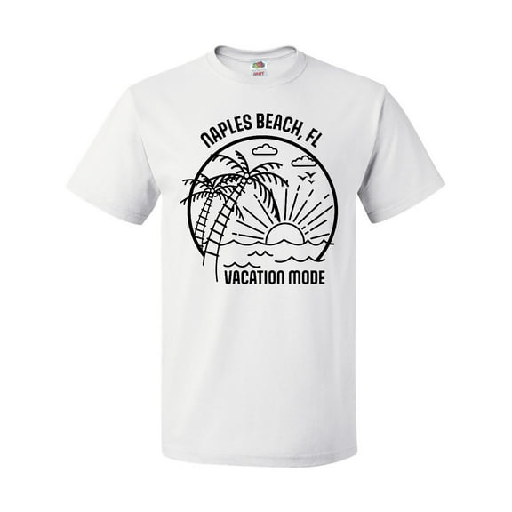 Inktastic Summer Vacation Mode Naples Beach Florida T-Shirt