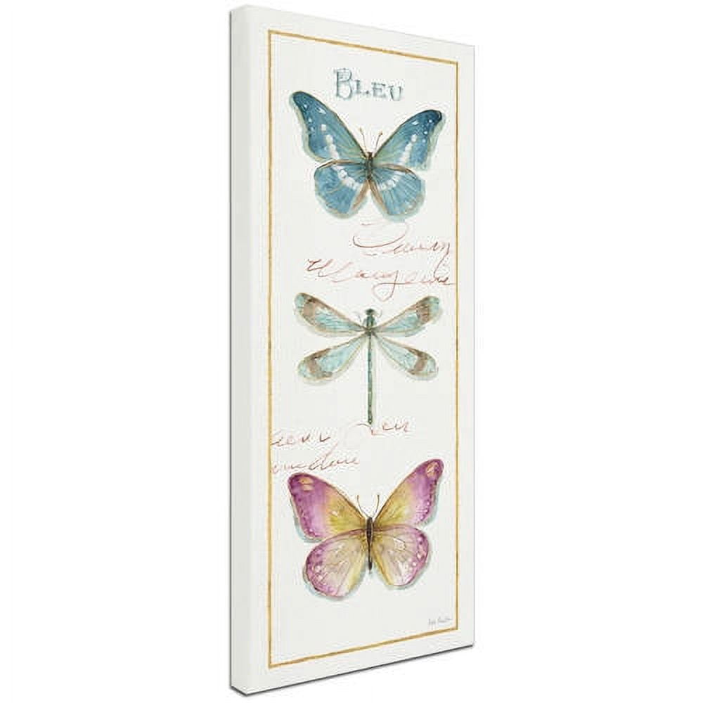 Trademark Fine Art "Rainbow Seeds Butterflies I" Canvas Art by Lisa Audit