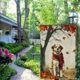thumbnail image 4 of PHYHOO Welcome Fall Garden Flag Double Sided, Autumn Golden Retriever Dog Garden Flag Fall Thanksgiving Outside Outdoor House Yard Decoration White, 4 of 6