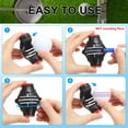 thumbnail image 5 of Uxcell Golf Ball Marker Stencil 360 Triple Line Alignment Marking Tool Black/Blue, 2 Pcs, 5 of 7