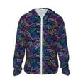 thumbnail image 1 of Vsdgher Sweat à Capuche Adulte Imprimé Poisson Mignon pour Hommes Femmes, Manches Longues Protection Solaire Pêche pour Course Natation-Grand, 1 of 7