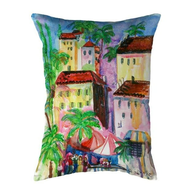 Betsy Drake KS557 Coussin Sans Cordon 11 x 14 Po. Fun City II Petit