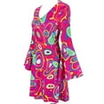 thumbnail image 3 of Disco Outfit Women 70s Hippie Costume Disco Dress for Womens Halloween Cosplay Clothes Plus Size, 3 of 5