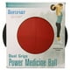 thumbnail image 4 of Balón medicinal Aeromat Dual Grip Power 2,7 kg/9 cm, color negro y naranja, 4 of 6