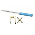 thumbnail image 1 of Colaxi Billiards Pool Cue Stick Snooker Cue Rest Anti Slip Handle Billiards Rod Stick Frame with Removable Bridge Head for Game Club 1Rod 2High Cross, 1 of 8