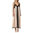 thumbnail image 1 of Youmylove Robe Chemise d'Été pour Femmes Robe Maxi Sans Manches Col en V Bretelles Spaghetti Fluide Élégante Robe de Fête Bohème, 1 of 4
