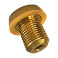 thumbnail image 1 of relayinert Billiard Cue Bottom Plug Practical for Protection Billiard Rubber Cue Bumper Pad Gold Gold, 1 of 6
