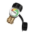 thumbnail image 1 of SharkTRUE Universal Propane Tank Gauge for 5-20 Pound LP Tanks Gas Level Indicator for Grill, Heater, RV Camper, QCC1/Type 1 Connection, 1 of 8