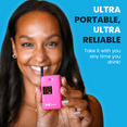 thumbnail image 3 of BACtrack Keychain Breathalyzer (Pink) | Ultra-Portable Pocket Keyring Alcohol Tester for Personal Use, 3 of 6