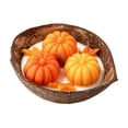 thumbnail image 2 of SLYNSHome Halloween Aromatherapy Candle, Coconut Shell Wax Scented Candle With Ghost Spider Pumpkin Figurines, Creative Gift For Holiday Home Decor Display,Orange, 2 of 6