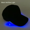 thumbnail image 1 of Fashion Unisex Solid Color LED Luminous Baseball Hat Christmas Party Peaked Cap, 1 of 10
