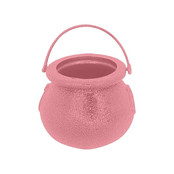 Taicans Candy Cauldron Kettles - 6Pcs Mini Plastic Cauldron,Kettles Novelty Candy Kettles,Pot of Gold Cauldron,Halloween Black Cauldrons Candy Holder,Witches Cauldron,Party Decoration Supplies,2.8In
