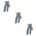 thumbnail image 2 of Sonducket Pantalones de verano para mujer Color sólido Suelto Casual Pierna ancha Cintura alta Moda Business Lounge Streetwear Sea Blue XXL Type1 NO1, 2 of 6