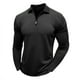 thumbnail image 1 of pstuiky manga larga de hombre, Camiseta de manga larga con cuello alto y cremallera para hombre, blusa lisa con cuello vuelto y manga larga top de hombre xxl, 1 of 5