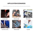 thumbnail image 2 of UPGRATOR 8 Pcs Hexagonal Key Tool Silver for Mechanics in Garage Workshop, 2 of 7