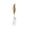 C, variant on Leeye Feather Design Stainless Steel Dinner Fork, Decorative Table Fork with Sculpted Handle, Elegant Cutlery for Everyday Dining