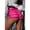 Pink, variant on Yanyanz Yogalicious Leggings for Women, Women's Fashion Tight High Waist Sports Three Point Hot Pants Hollow Women's Casual Pants Yoga Shorts Blue L